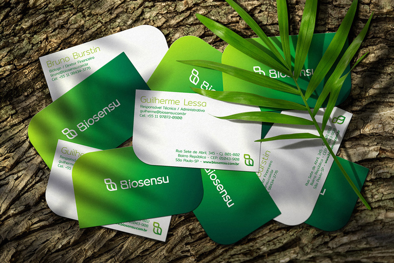 绿色调的品牌形象VI设计